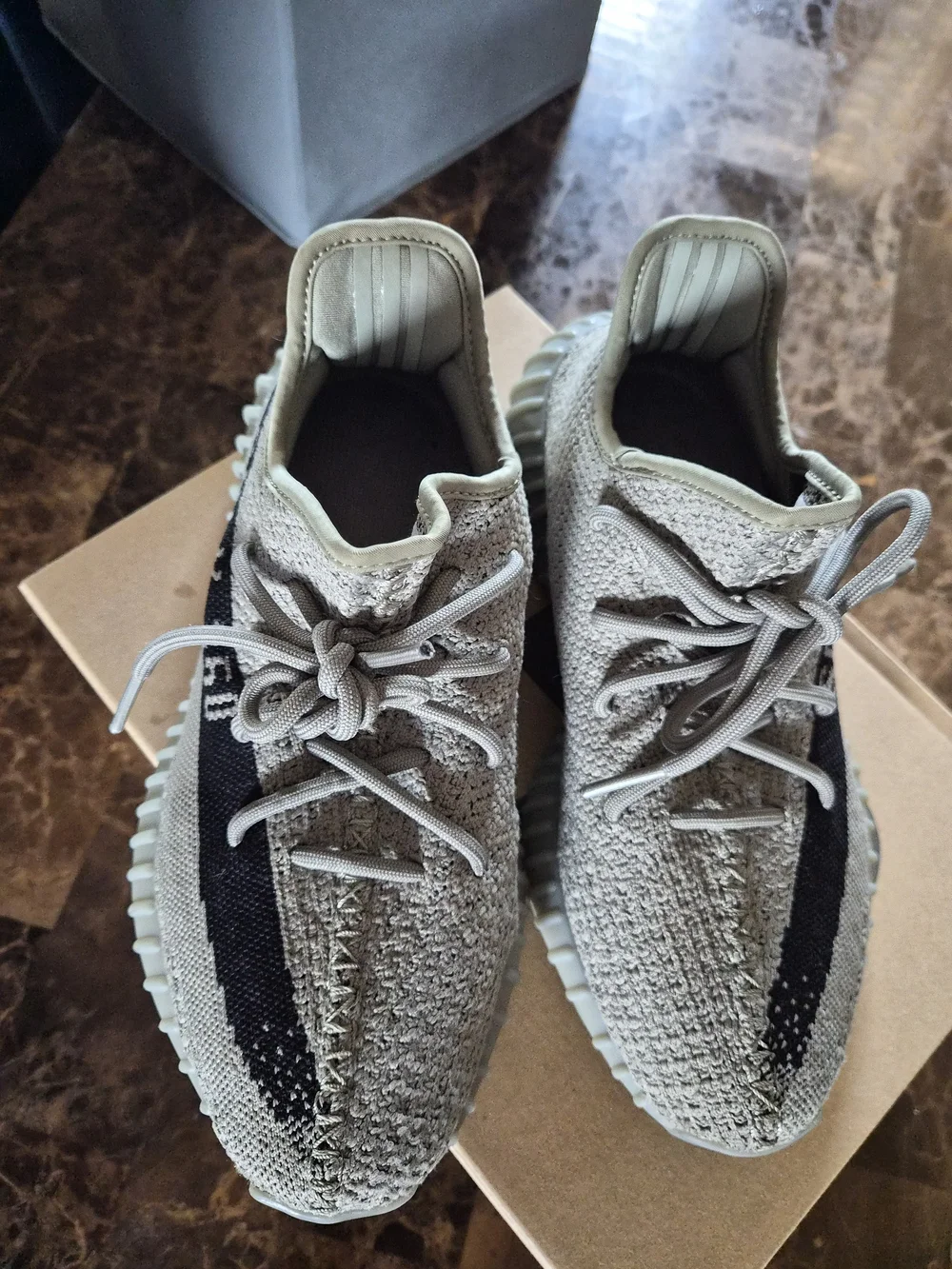 Adidas Yeezy Boost 350 V2 Sneakers - Granite/Black